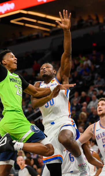 Schroder scores 26, Paul 25 as Thunder beat T-Wolves 113-104